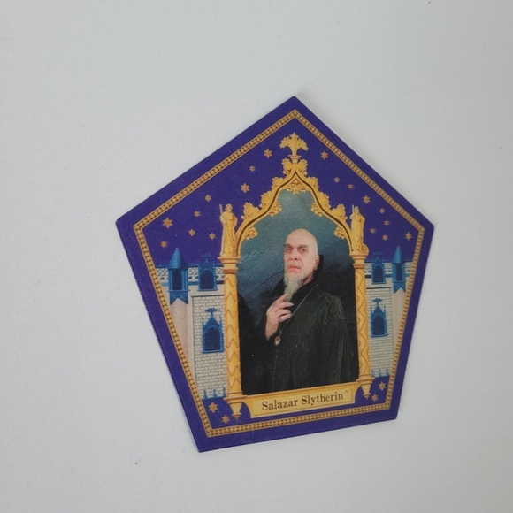 Harry Potter Chocolate Frog Hologram Card Salazar Slytherin Universal Studios - Picture 2 of 5